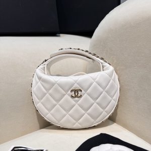 Replica CHANEL 23c Pouch White - premium-grade designer purse dupe