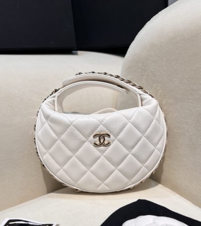 Replica CHANEL 23c Pouch White - premium-grade designer purse dupe