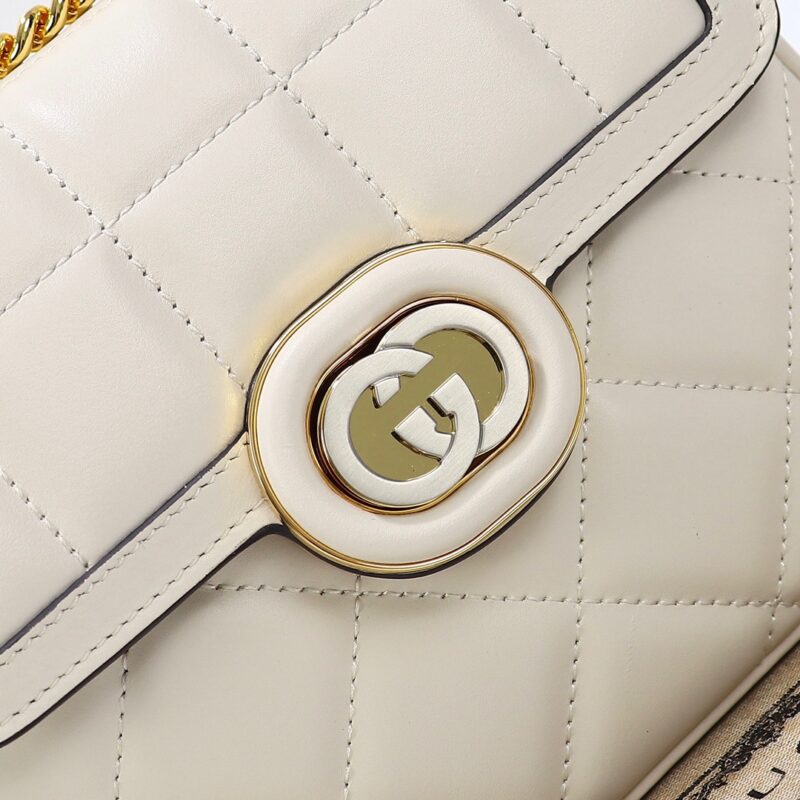 Replica Gucci Gucci Deco Double G White - high-accuracy replica luxury purse