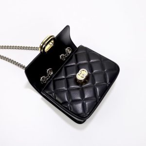 Replica Gucci Gucci Deco Double G Black - premium-grade designer purse dupe
