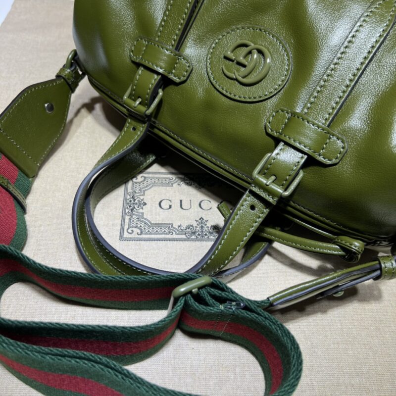 Replica Gucci Luggage Bag Green - elite superclone designer purse