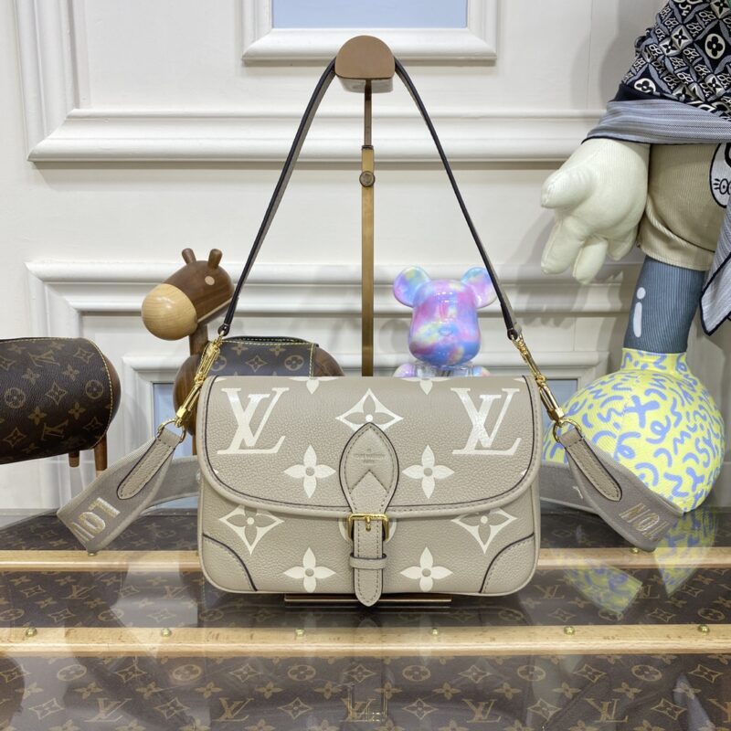 Replica Louis Vuitton Nano Diane Satchel Beige - realistic designer-inspired fake bag