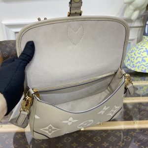 Replica Louis Vuitton Nano Diane Satchel Beige - high-end fake designer purse