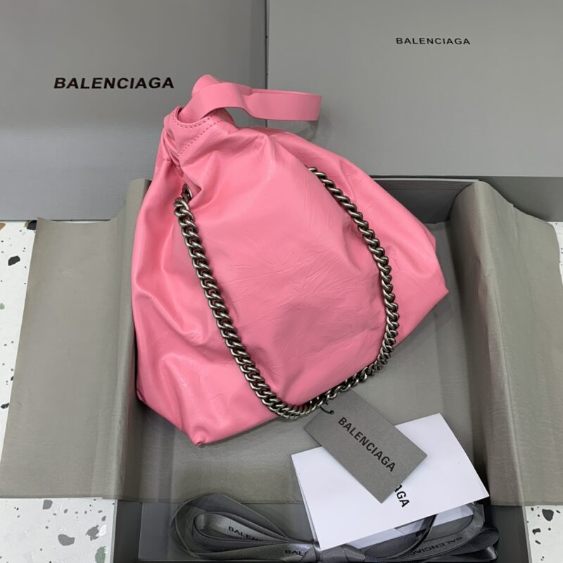 Replica Balenciaga Crush Small Tote Pink - elite superclone designer purse