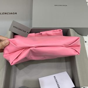 Replica Balenciaga Crush Small Tote Pink - realistic designer-inspired fake bag