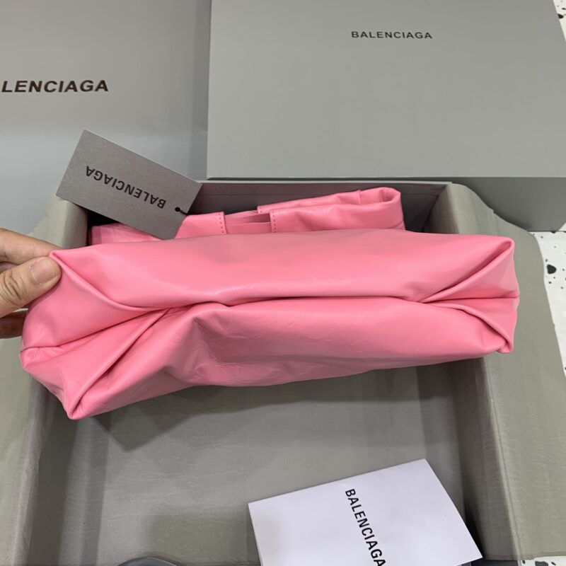 Replica Balenciaga Crush Small Tote Pink - realistic designer-inspired fake bag