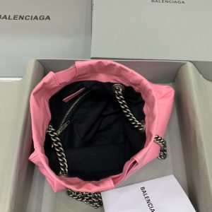 Replica Balenciaga Crush Small Tote Pink - high-end fake designer purse