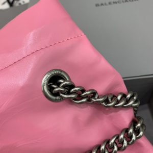 Replica Balenciaga Crush Small Tote Pink - best quality luxury bag dupe