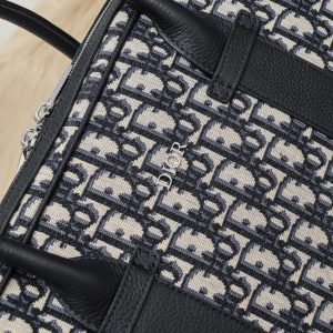 Replica Dior Oblique Briefcase White - 1:1 designer replica handbag