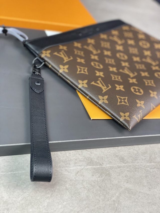 Replica Louis Vuitton To Go Pochette Brown - high-end fake designer purse