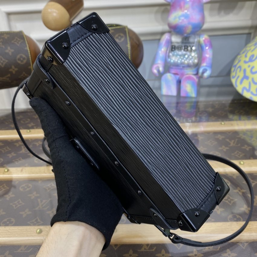 Replica Louis Vuitton Petite Malle Full Black - best quality luxury bag dupe