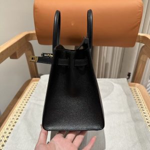 Replica Hermes Top Quality Replica Bag ShopEpsom Black Noir Gold - premium 1:1 fake handbag model