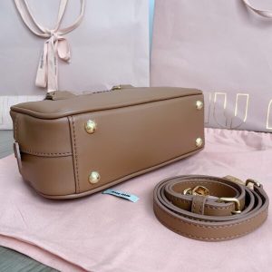 Replica Miu Miu Arcadie Small Full Brown - high-accuracy replica luxury purse