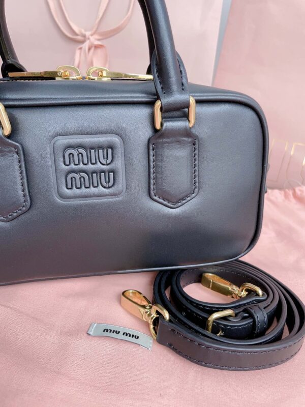 Replica Miu Miu Arcadie Small Full Black - best quality luxury bag dupe