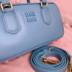 Replica Miu Miu Arcadie Small Full Blue - premium 1:1 fake handbag model