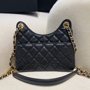 Replica CHANEL 23c Hobo Small Black - elite superclone designer purse
