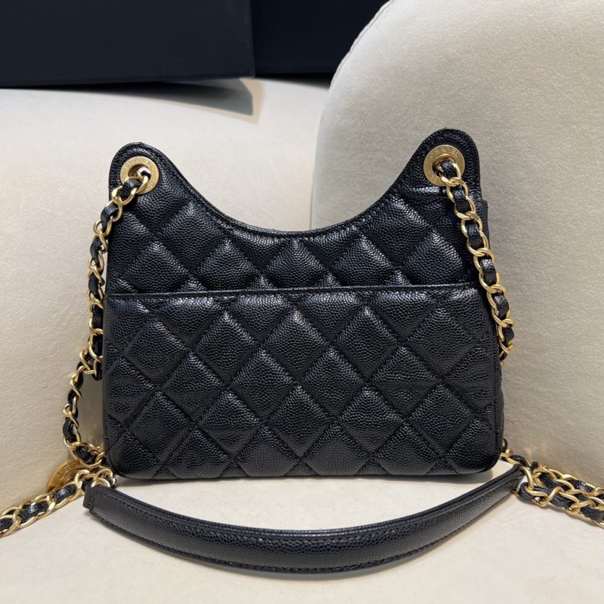 Replica CHANEL 23c Hobo Small Black - elite superclone designer purse