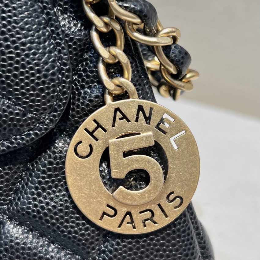 Replica CHANEL 23c Hobo Small Black - 1:1 designer replica handbag