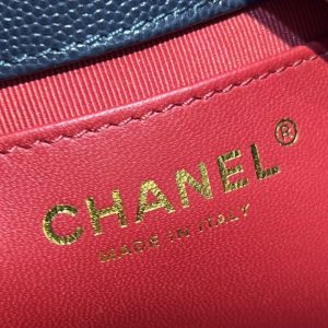 Replica CHANEL 23c Hobo Small Dark Blue - top-tier luxury replica shoulder bag