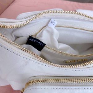 Replica Miu Miu Nappa Pocket Bag White - high-accuracy replica luxury purse