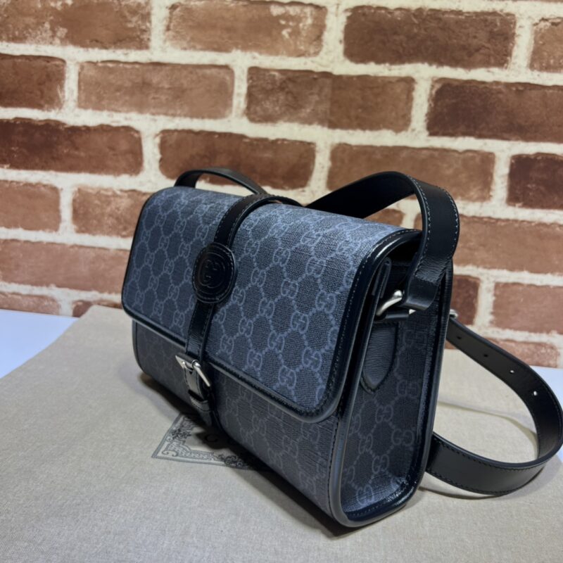 Replica Gucci GG messenger Black Canvas - premium-grade designer purse dupe