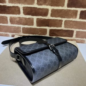 Replica Gucci GG messenger Black Canvas - elite superclone designer purse