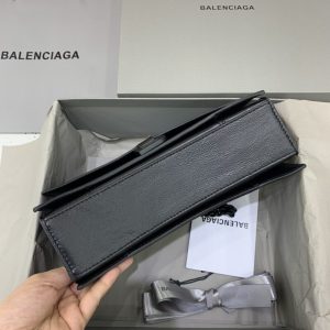 Replica Balenciaga Crush Small Full Black 2.0 - premium 1:1 fake handbag model
