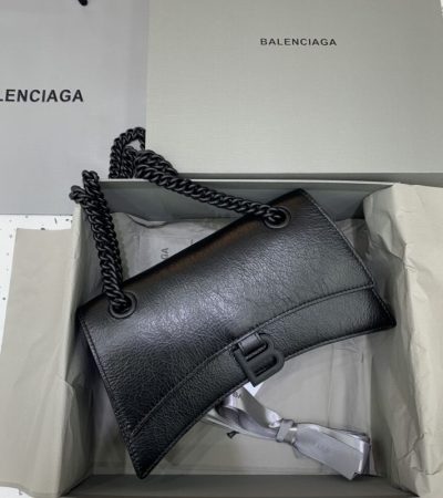 Replica Balenciaga Crush Small Full Black 2.0 - premium 1:1 fake handbag model