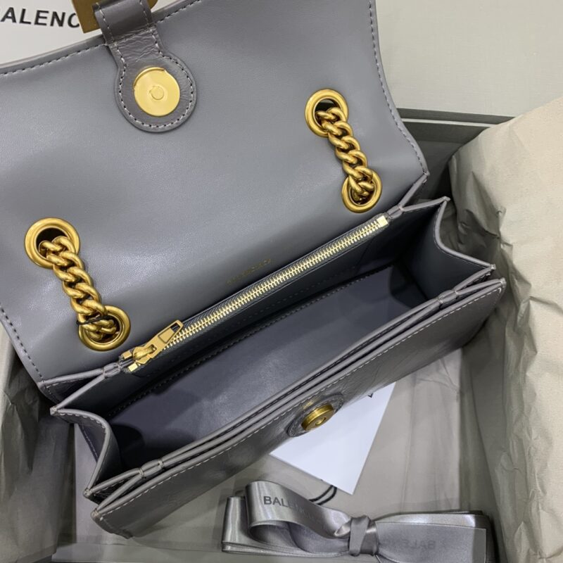 Replica Balenciaga Crush Small Grey - best quality luxury bag dupe
