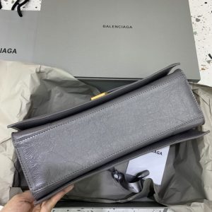 Replica Balenciaga Crush Large Grey - high-end fake designer purse