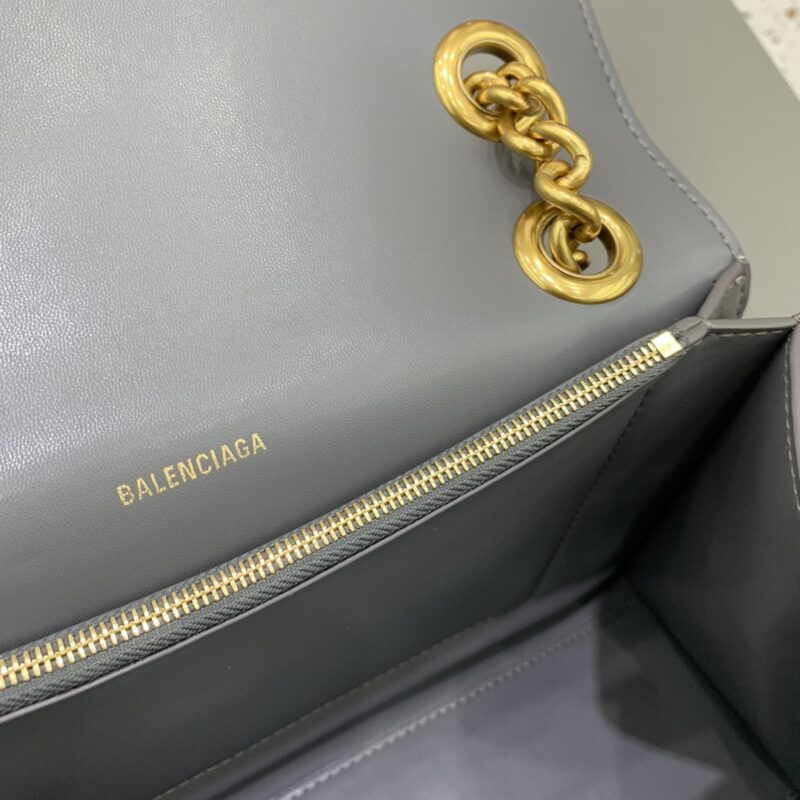 Replica Balenciaga Crush Large Grey - premium-grade designer purse dupe