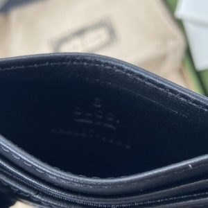 Replica Gucci Marmont Card Holder Black - top-tier luxury replica shoulder bag