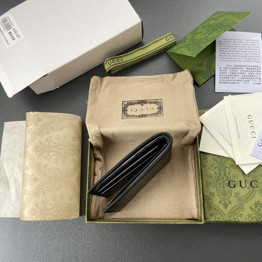 Replica Gucci Marmont Wallet Black - high-accuracy replica luxury purse