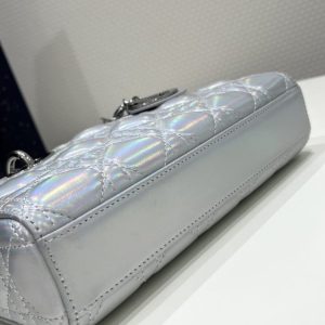 Replica Dior Lady D-Joy Bag Silver - best quality luxury bag dupe