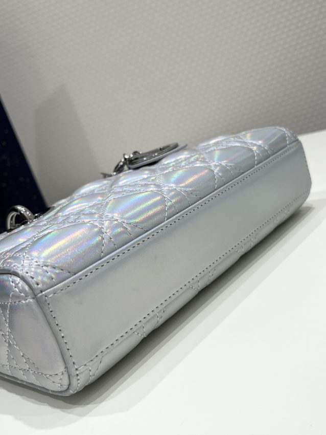 Replica Dior Lady D-Joy Bag Silver - best quality luxury bag dupe
