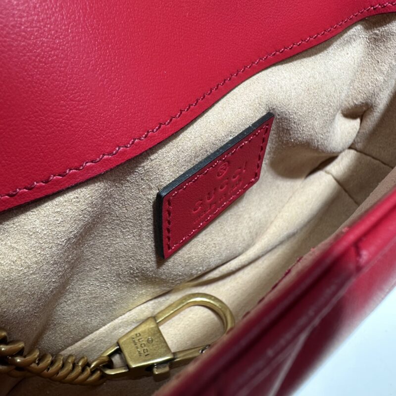 Replica Gucci Matelassé Mini Red - high-quality designer bag clone