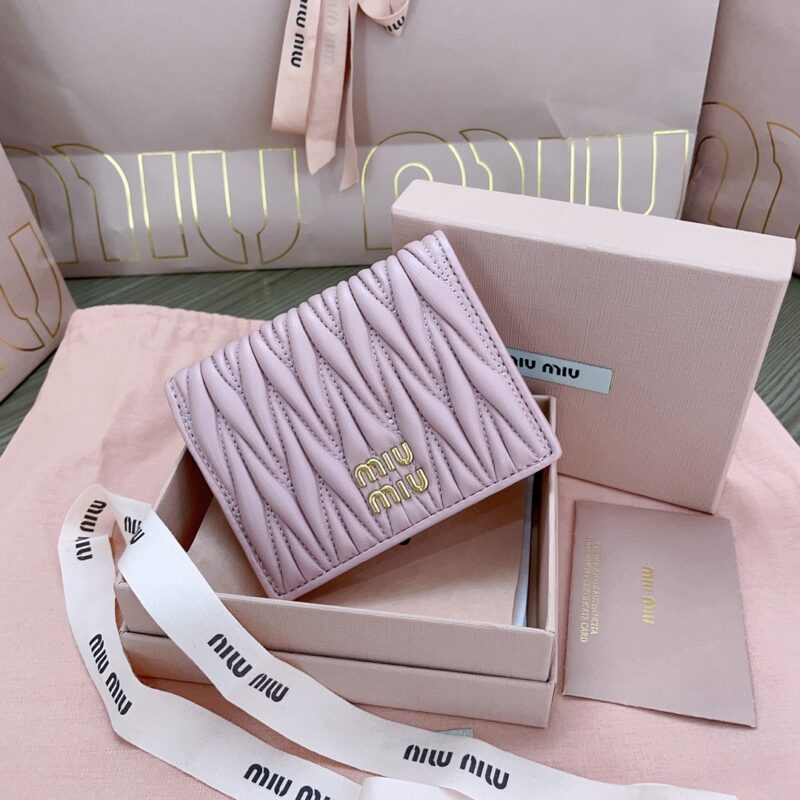 Replica Miu Miu Pocket Wallet Pink - 1:1 designer replica handbag