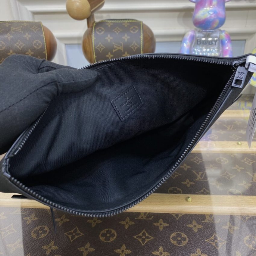Replica Louis Vuitton Takeoff Pouch Black - near-authentic luxury replica handbag