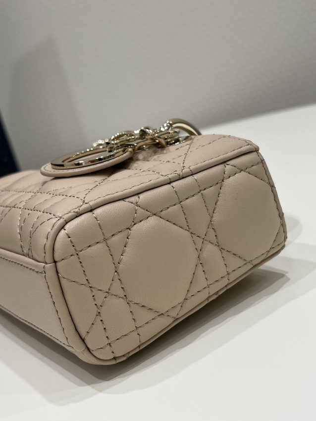 Replica Dior Lady D-Joy Mini Bag Caramel - premium 1:1 fake handbag model