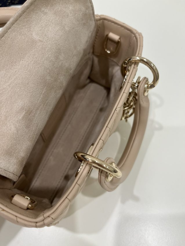 Replica Dior Lady D-Joy Mini Bag Caramel - premium 1:1 fake handbag model