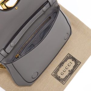 Replica Gucci Blondie Leather Grey - best quality luxury bag dupe