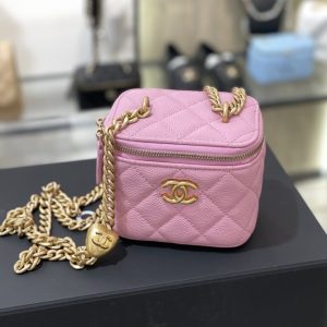 Replica CHANEL 23P Lipstick Bag Pink - 1:1 designer replica handbag