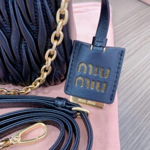 Replica Miu Miu Matelassé Black - high-accuracy replica luxury purse
