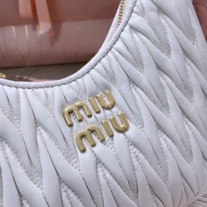 Replica Miu Miu Matelassé White - near-authentic luxury replica handbag