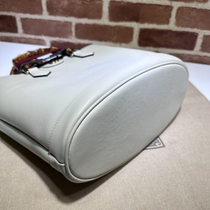 Replica Gucci Diana Medium Tote Bag White - premium 1:1 fake handbag model