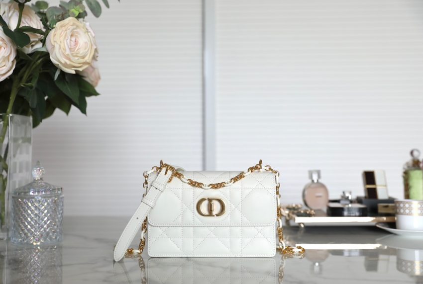 Replica Dior Miss Caro White - top-tier luxury replica shoulder bag