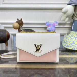 Replica Louis Vuitton My Lock White - near-authentic luxury replica handbag