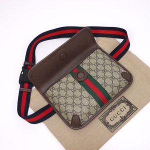 Replica Gucci Ophidia GG Small Waist Web - high-end fake designer purse