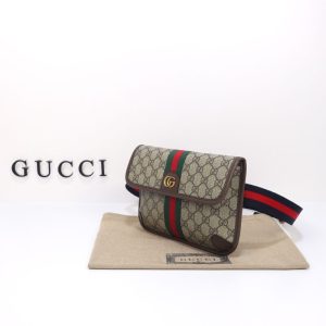 Replica Gucci Ophidia GG Small Waist Web - high-end fake designer purse