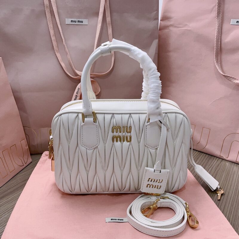 Replica Miu Miu Arcadie Medium White - best quality luxury bag dupe
